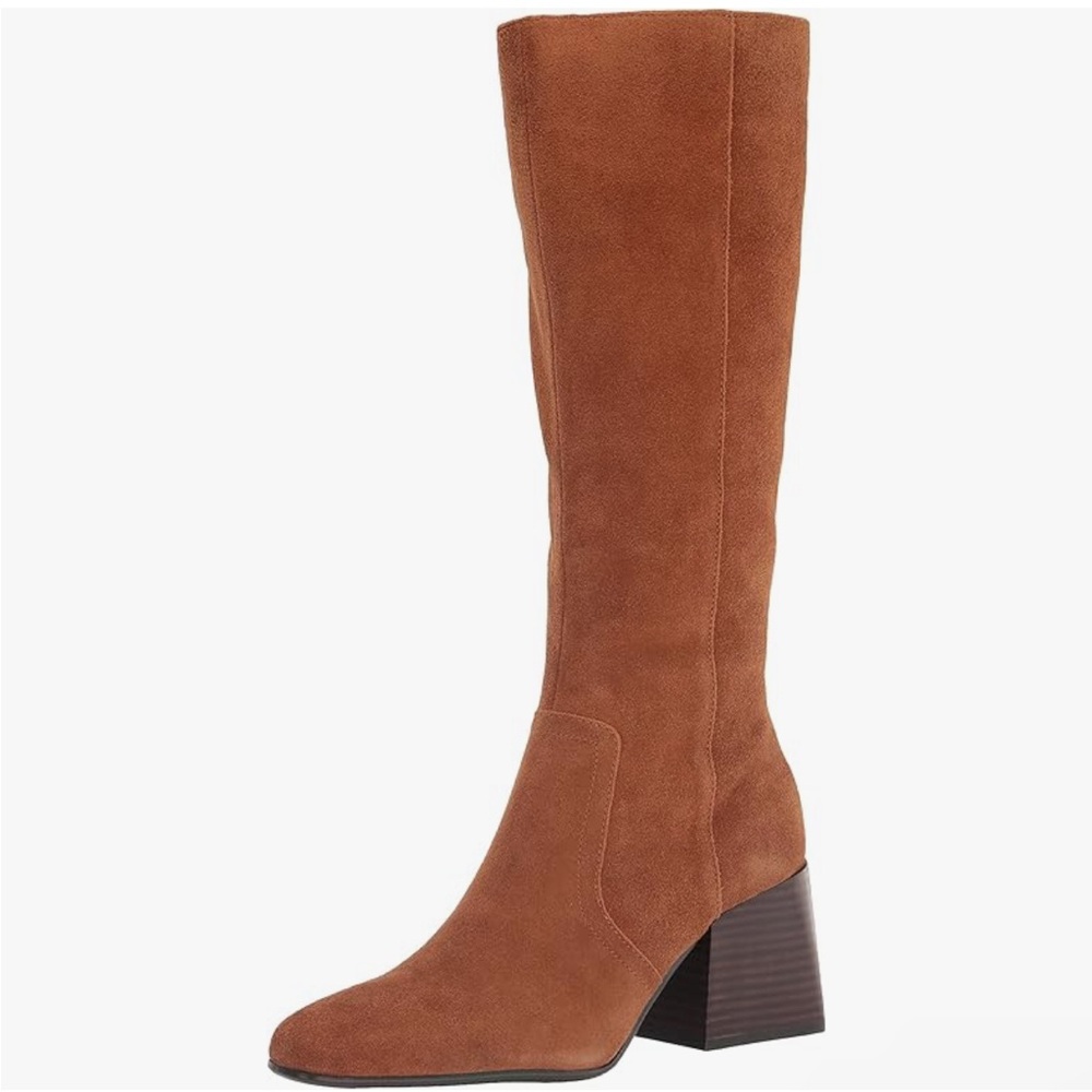 Blondo Tessa Waterproof Knee High Boots in Cognac